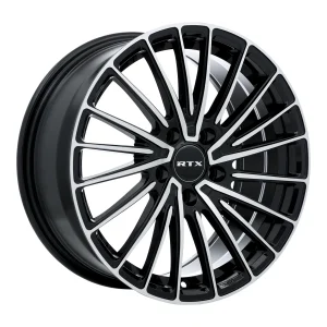RTX Wheels – Polar – Black – 17″x7.5″ 40mm – Summer Wheels – 083051